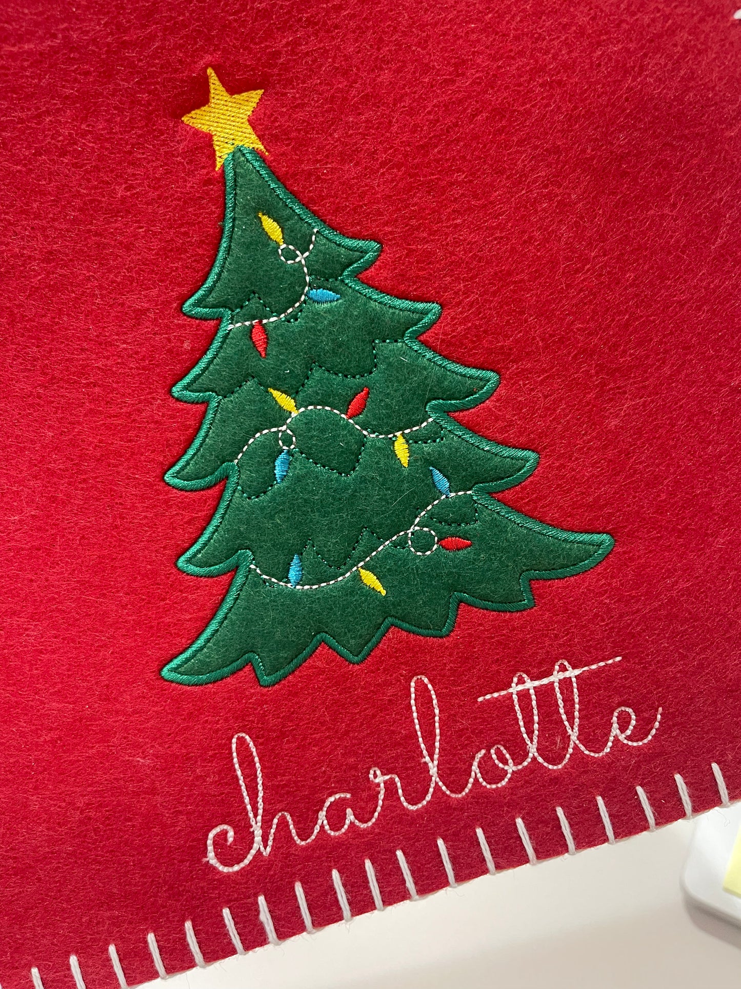 Felt Christmas Tree Placemat