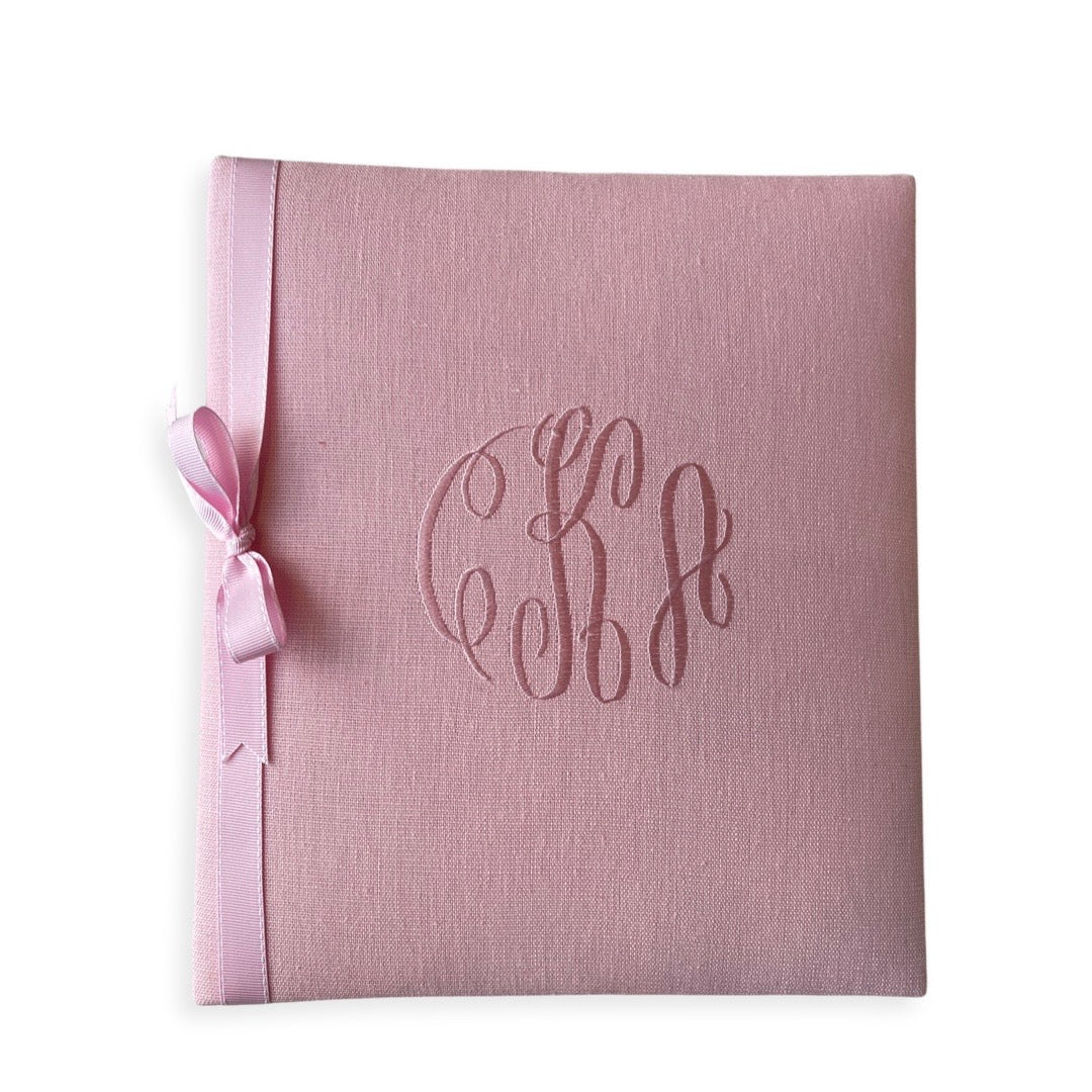 Monogrammed Baby Book