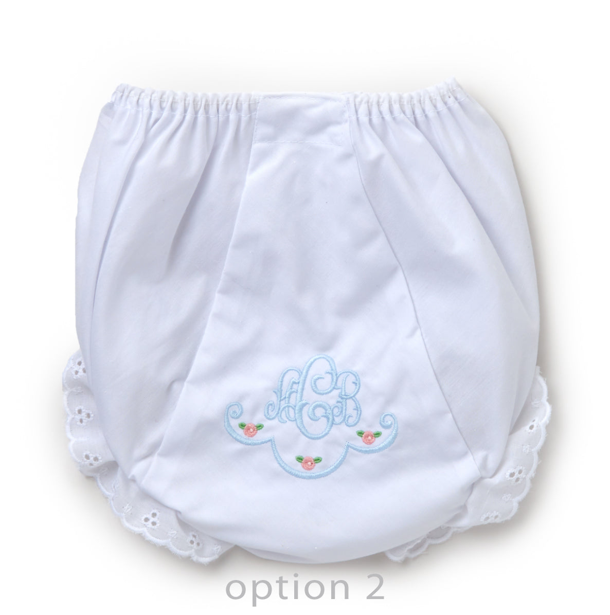 Eyelet Trimmed Diaper Cover