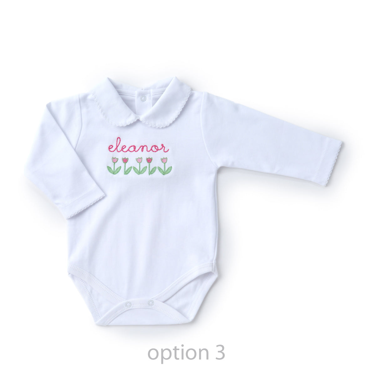 Long Sleeve Onesie, Round Collar