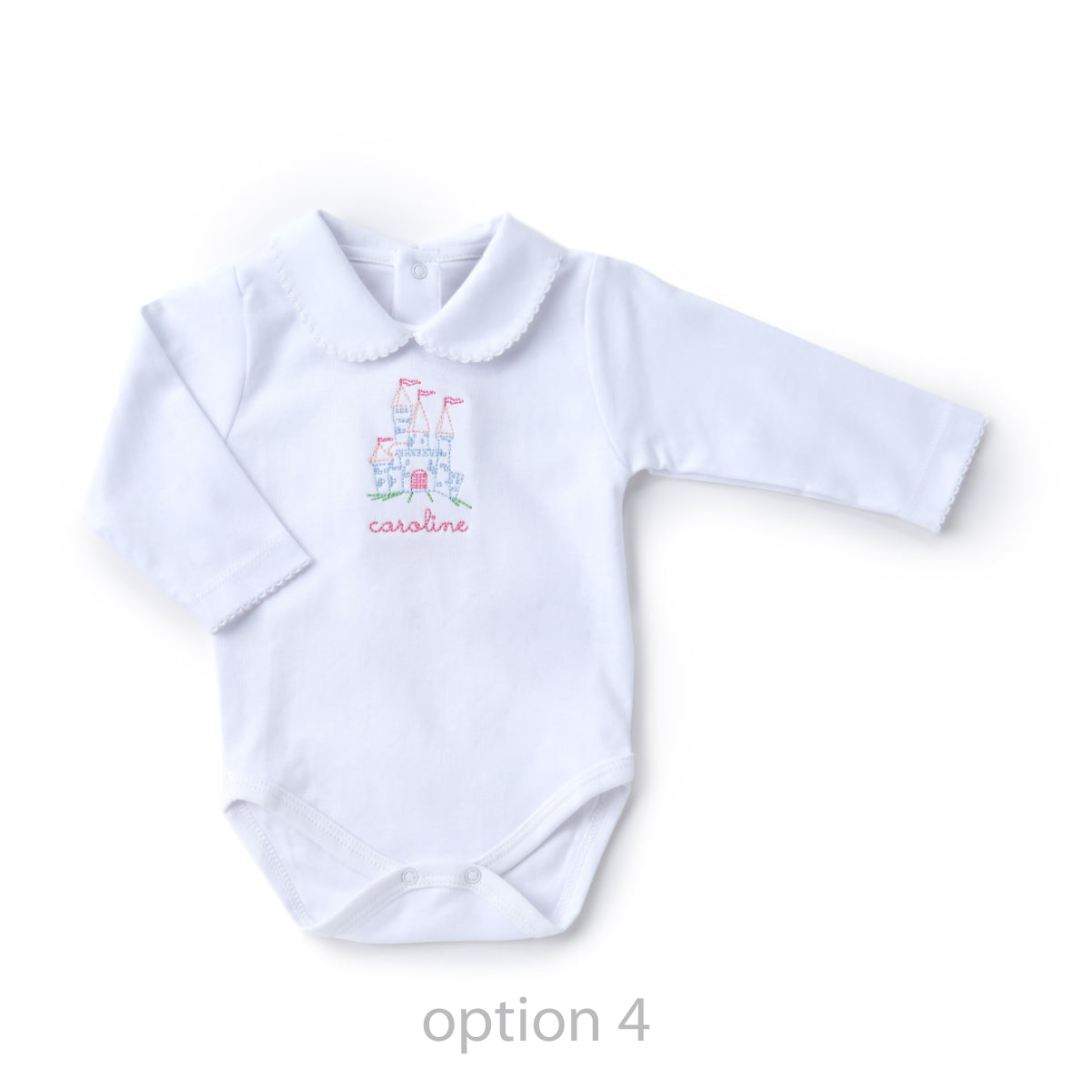 Long Sleeve Onesie, Round Collar