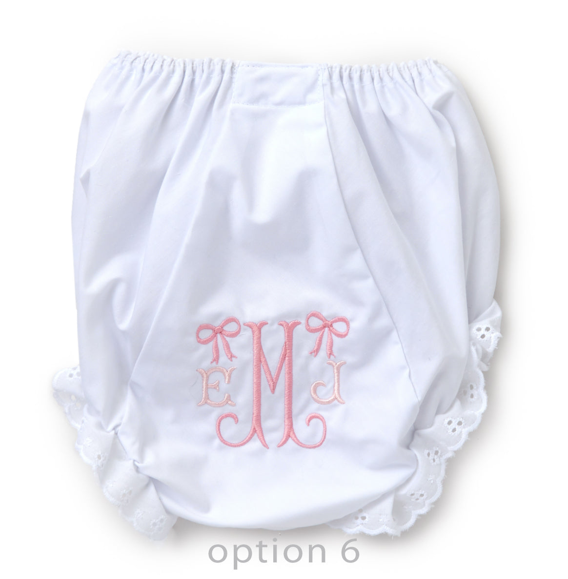 Eyelet Trimmed Diaper Cover