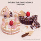 Sliceable Birthday Cake & Candles