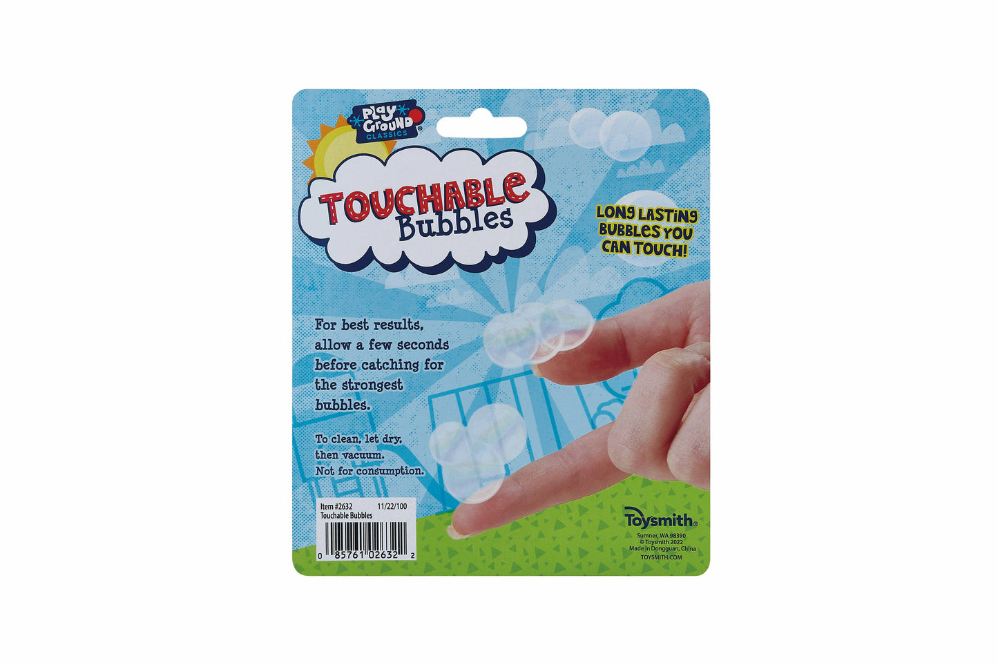 Playground Classics Touchable Bubbles (colors vary)