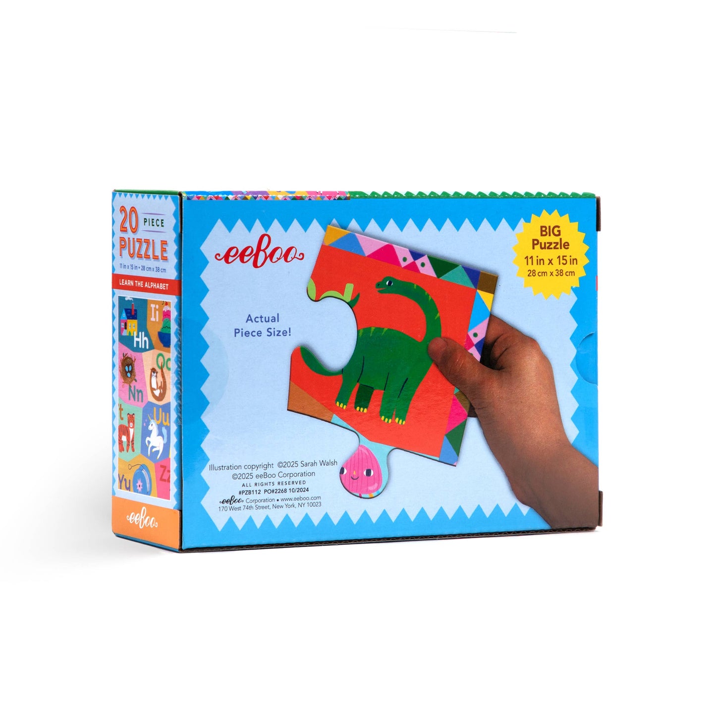 Learn the Alphabet 20 Piece Rectangle Puzzle