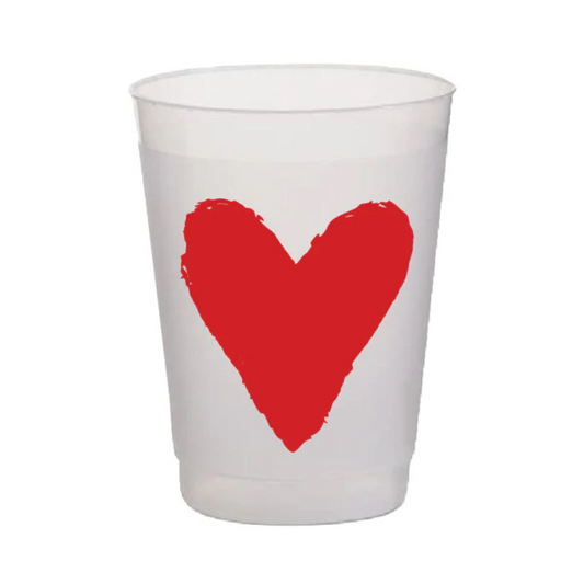 Frost Flex Cup Set, Red Heart