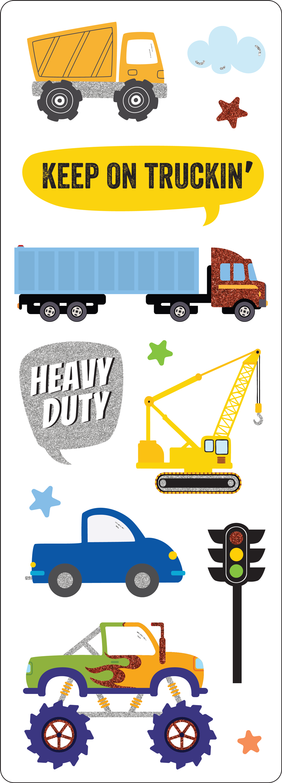 Trucks Sticker Set