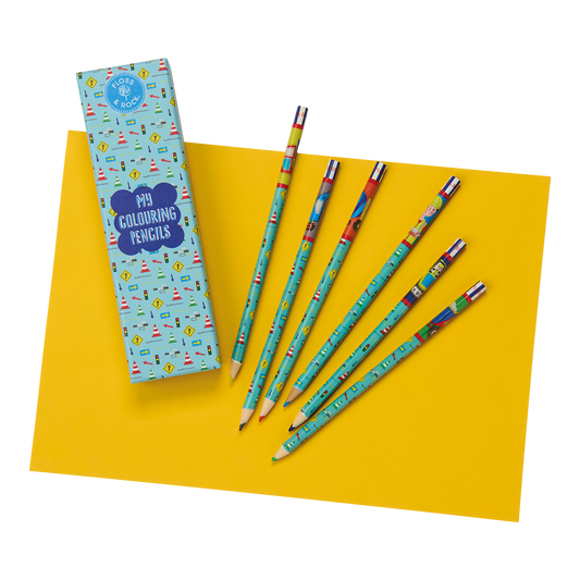 Construction My Pack of 6 Coloring Pencils