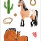 Horses Sticker Set
