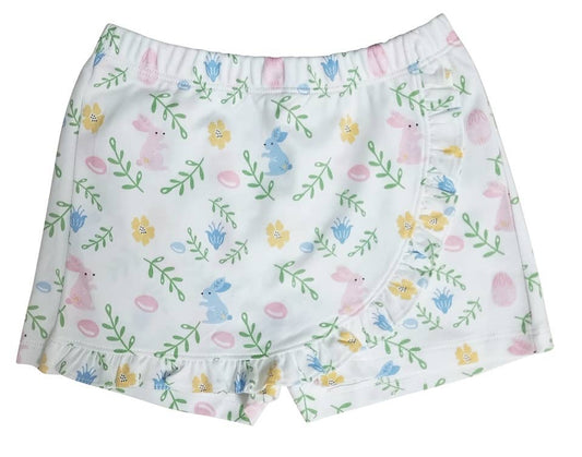 Bunny Print Pima Skort