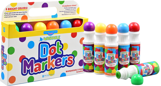 Studio Series Junior Washable Dot Markers (Set of 6)