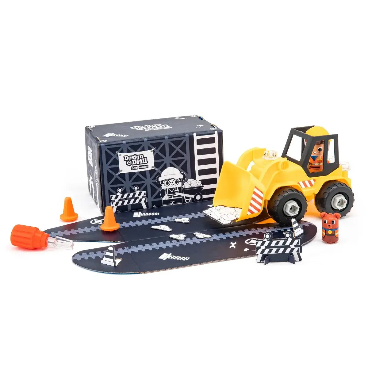 Design & Drill Bolt Buddies Bulldozer