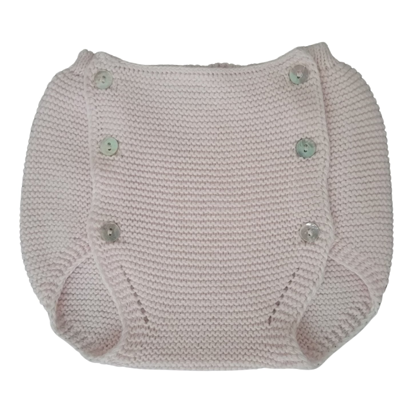 Button Front Pink Diaper Cover
