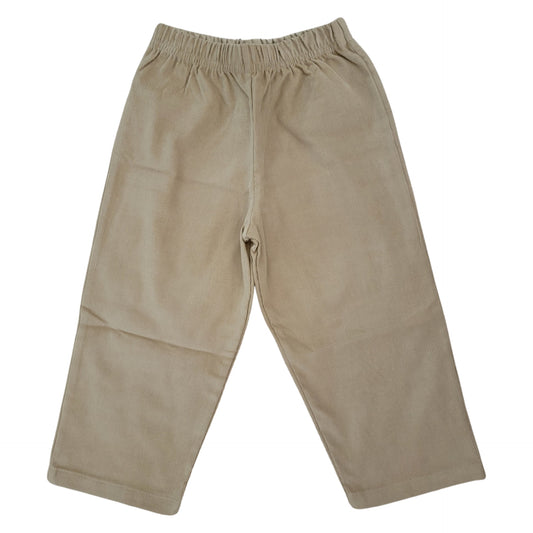 Boy's Corduroy Khaki Pull On Pants