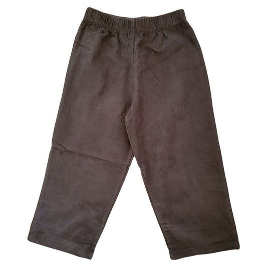 Boy's Corduroy Chocolate Pull On Pants