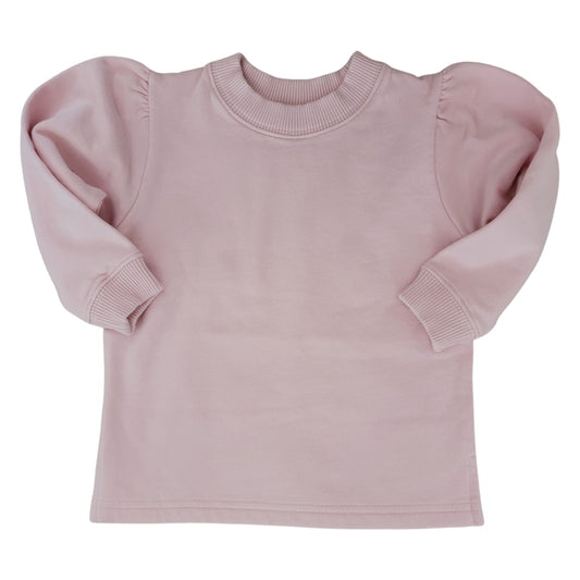 Girl's Fleece Light Pink Sweatshirt
