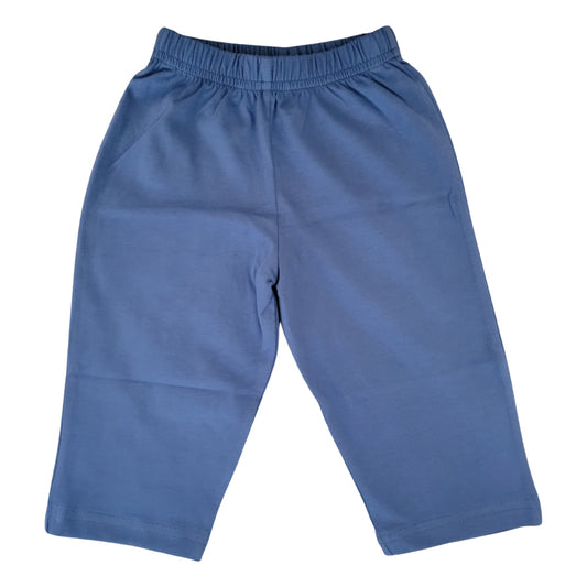 Boy's Jersey Cotton Dark Chambray Pull On Pants