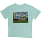 J. Bailey Short Sleeve Logo Tee - Clubhouse on Mint Green