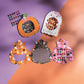 Halloween Glitzy Gems Sticker Earrings
