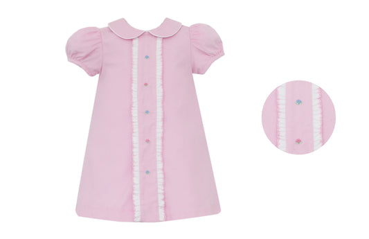 Amelia Pink Corduroy A Line Dress
