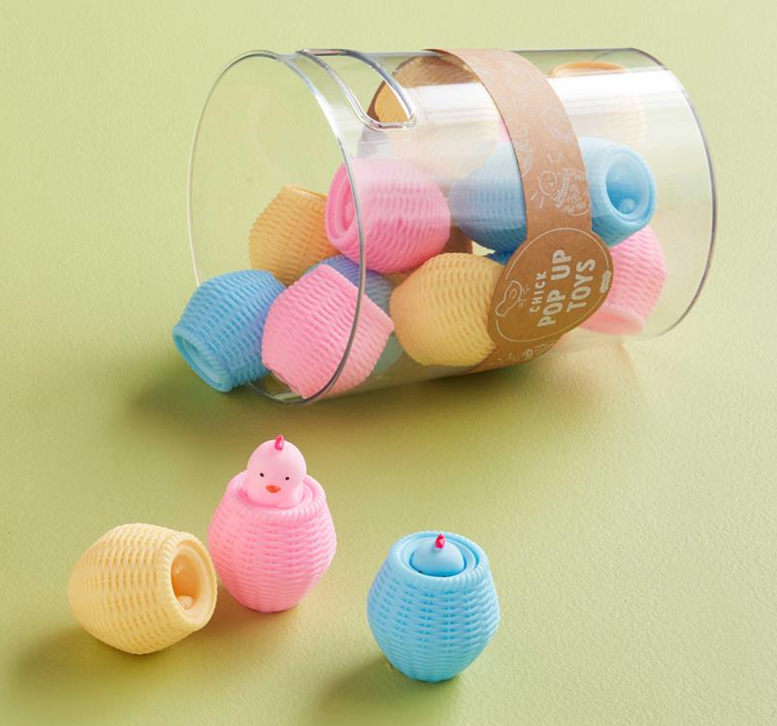 Chick Pop Up Basket Toys (sold individually)