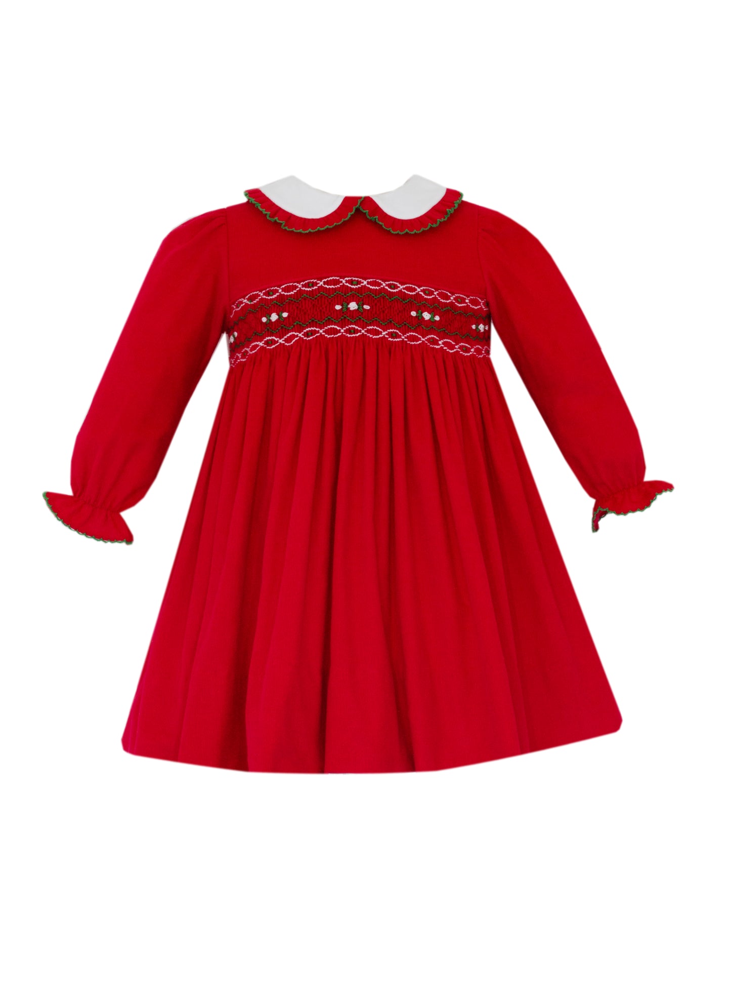 Rachel Red Corduroy Dress, Holiday