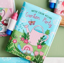 Garden Party Water Color Wizard Color Change Book