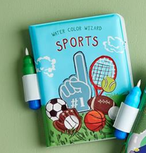 Sports Water Color Wizard Color Change Book