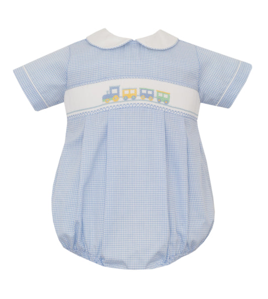 Train Gingham Bubble