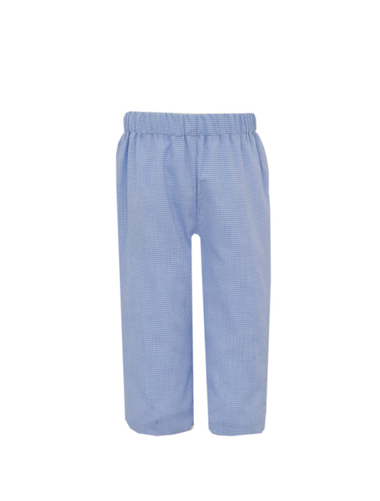 Turkey Blue Gingham Pants