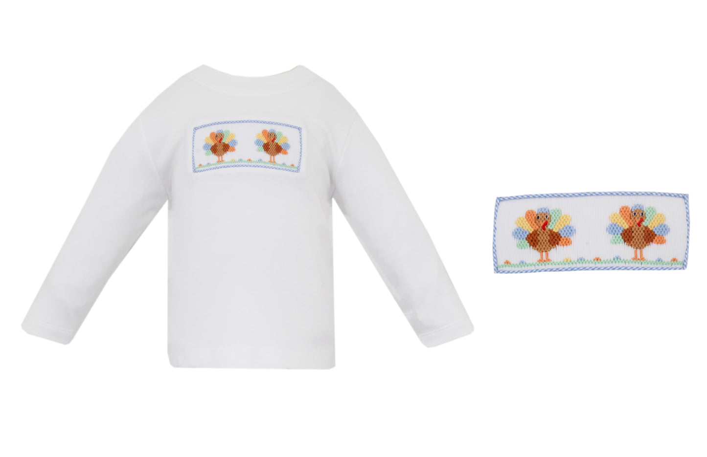 Turkeys Smocked Knit T-Shirt