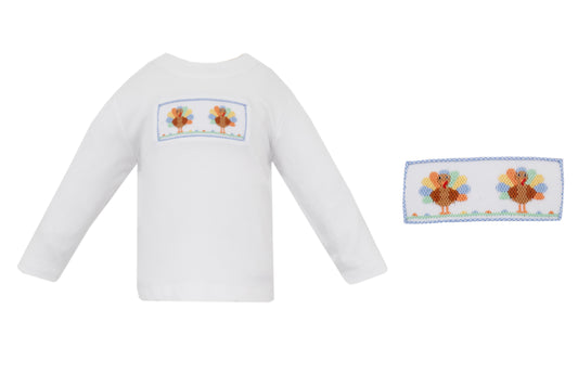 Turkeys Smocked Knit T-Shirt