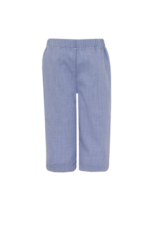 Firetruck Blue Check Pants