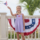 Evie Dress - Patriotic Plaid