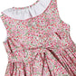 Brooke Floral Print Smocked Classic Dress