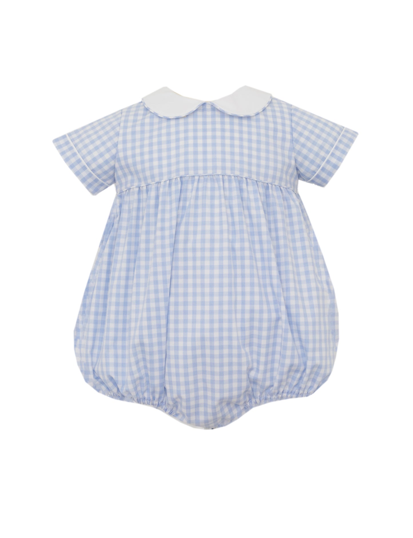 Boy's Blue Gingham Bubble