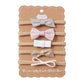 Leather Bow Headband Set