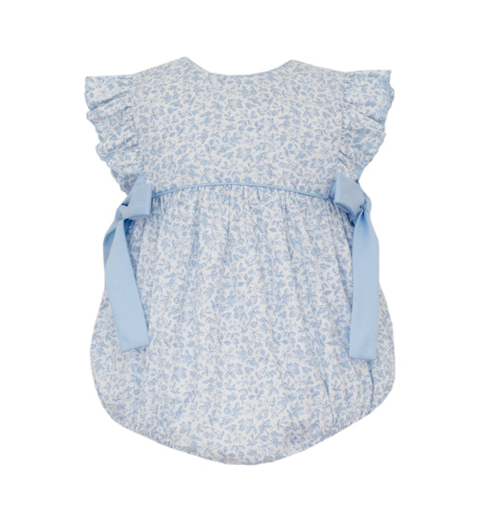 Floral Sleeveless Bubble with Bows