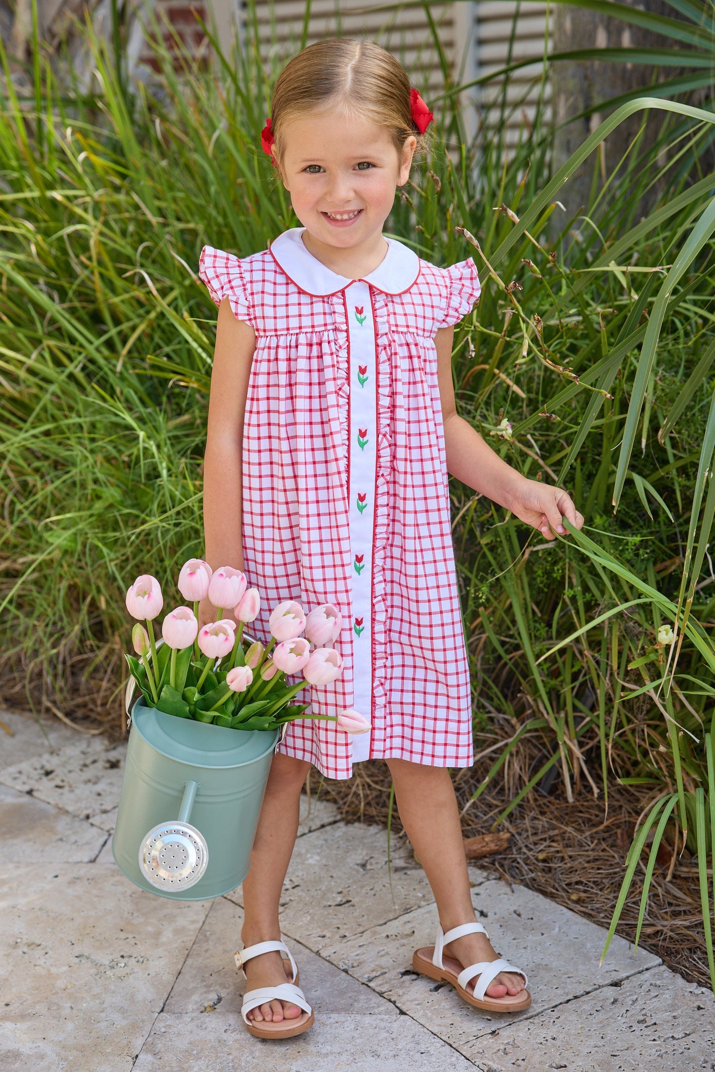Ruffled Sally Dress - Tulip Valley