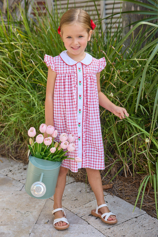 Ruffled Sally Dress - Tulip Valley