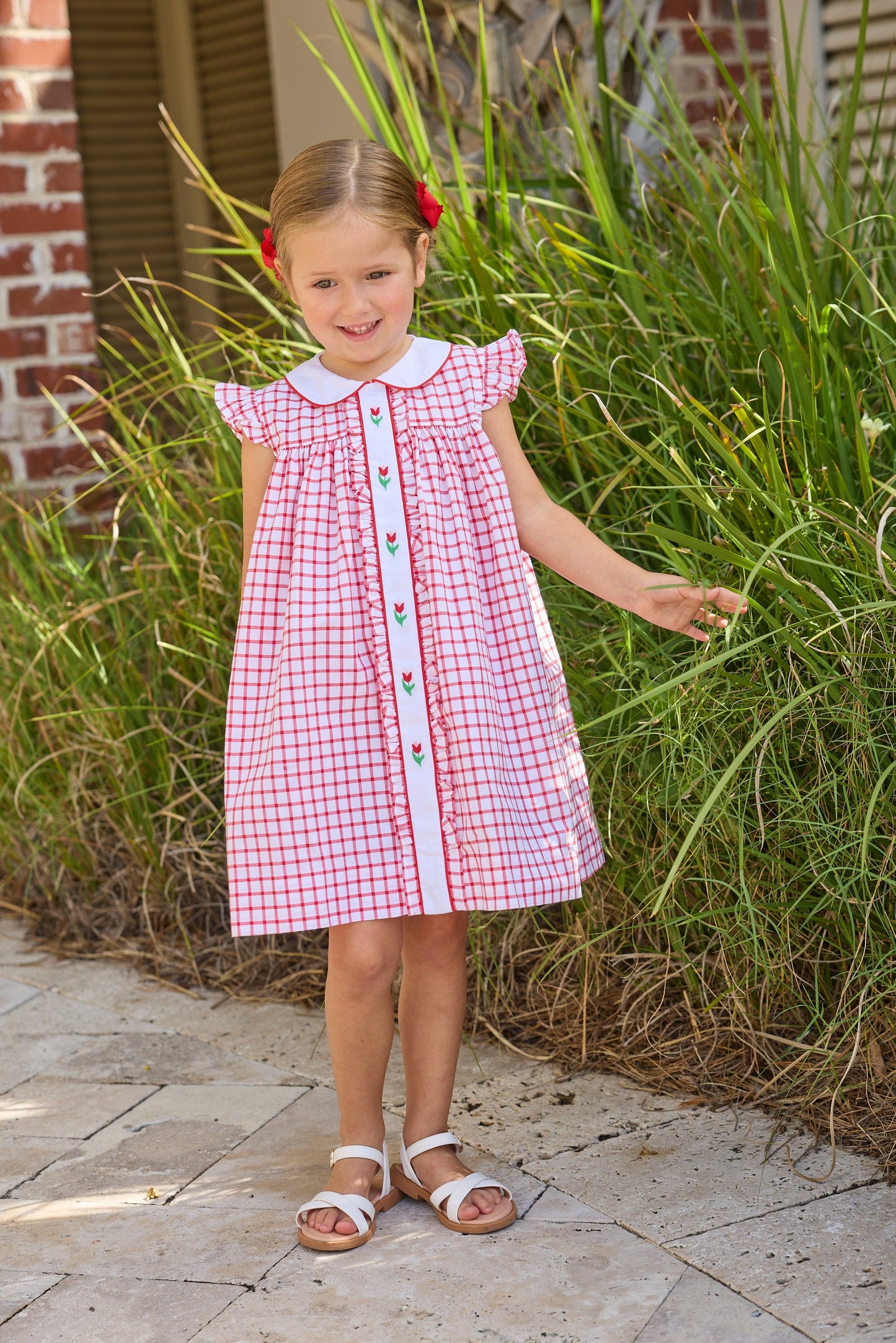 Ruffled Sally Dress - Tulip Valley