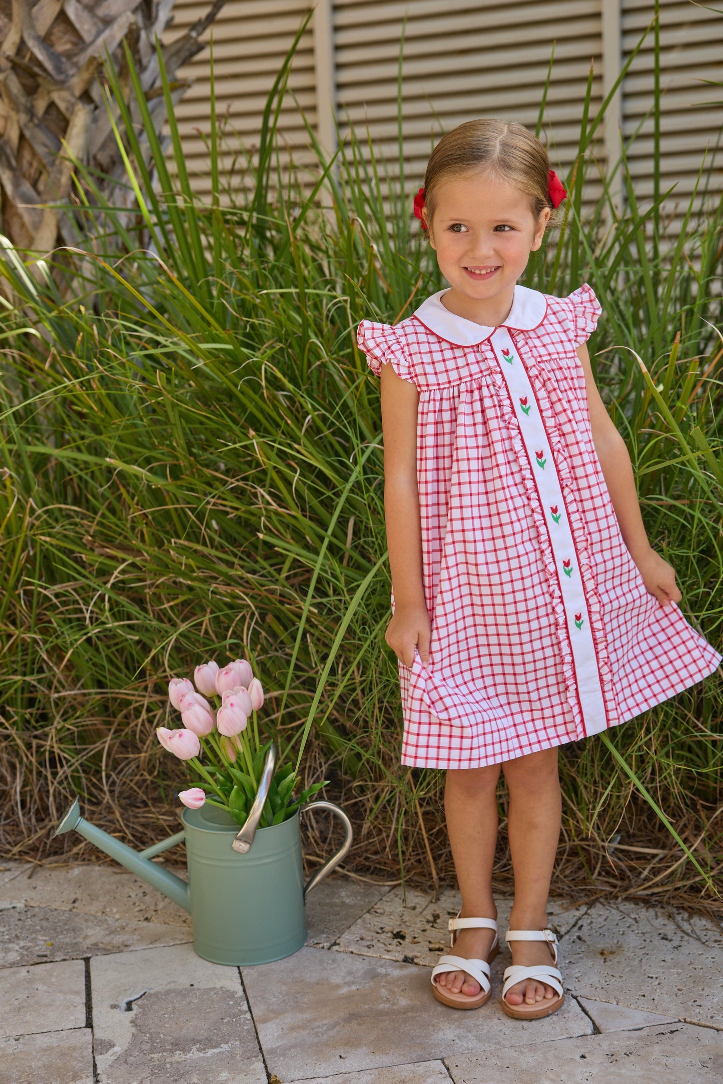 Ruffled Sally Dress - Tulip Valley