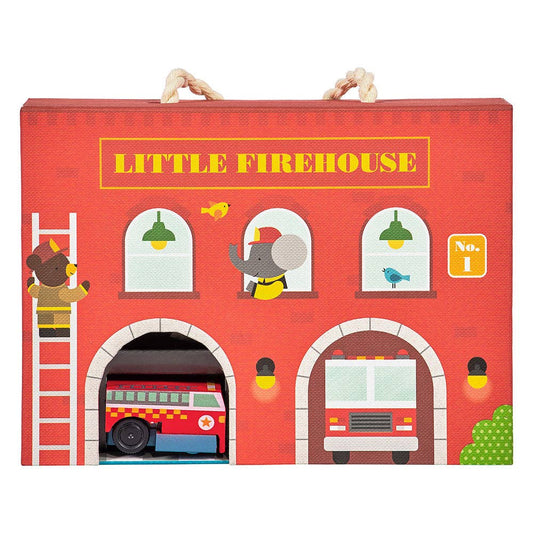 Wind Up & Go Fire Station Play Set