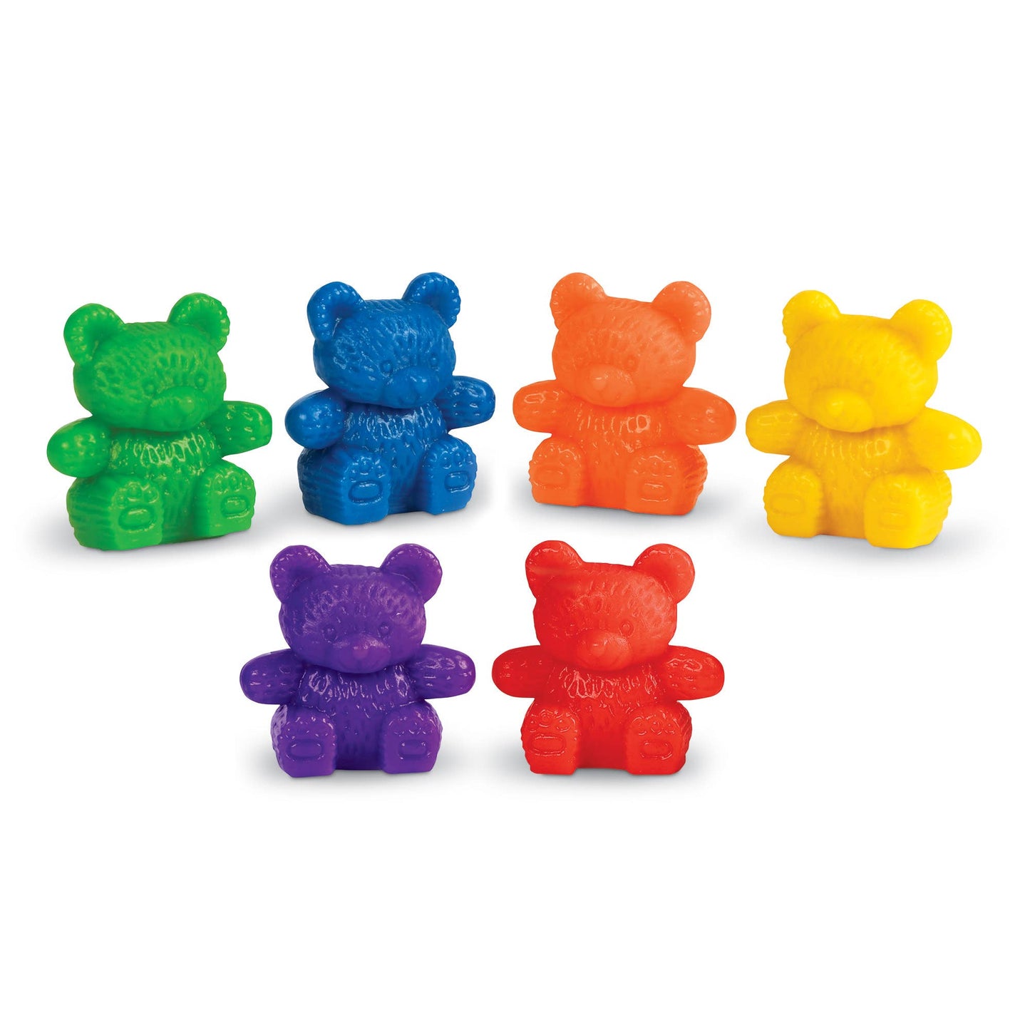 Baby Bear Counters, 6 colors, Set of 102