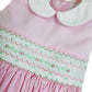 Taylor Pink Stripe Smocked Sleeveless Dress