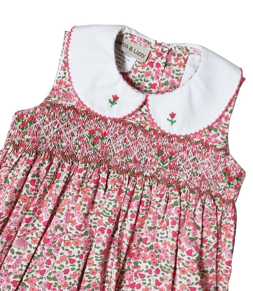 Brooke Floral Print Smocked Bubble