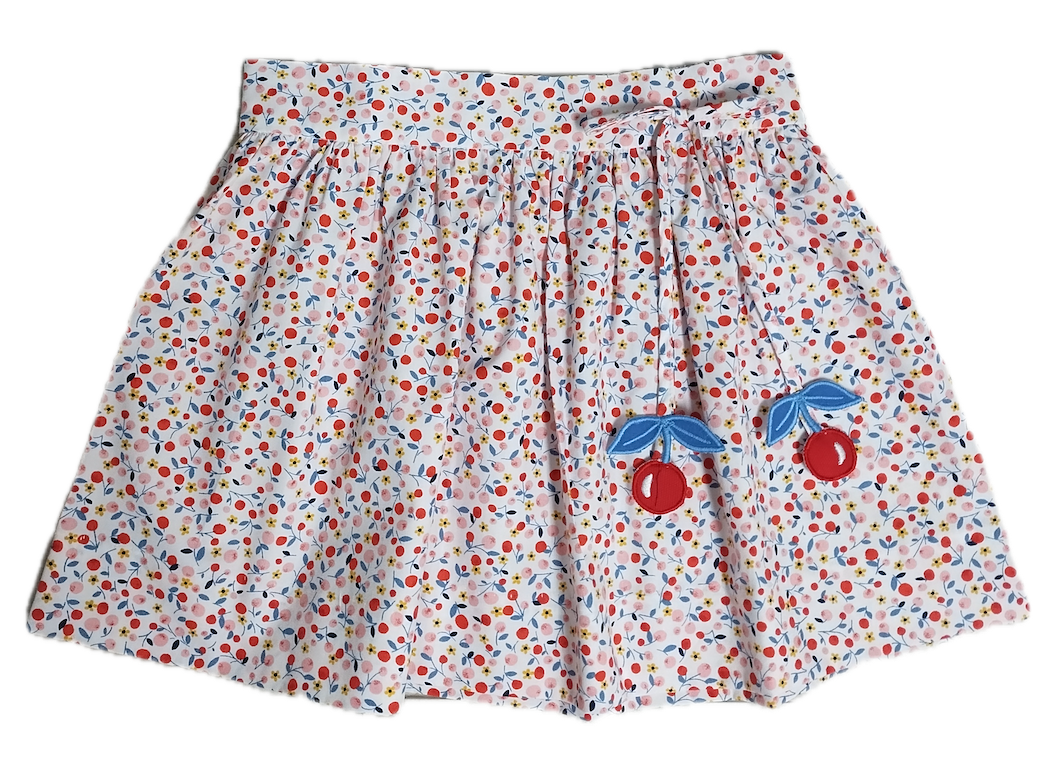 Cherry Print Skirt