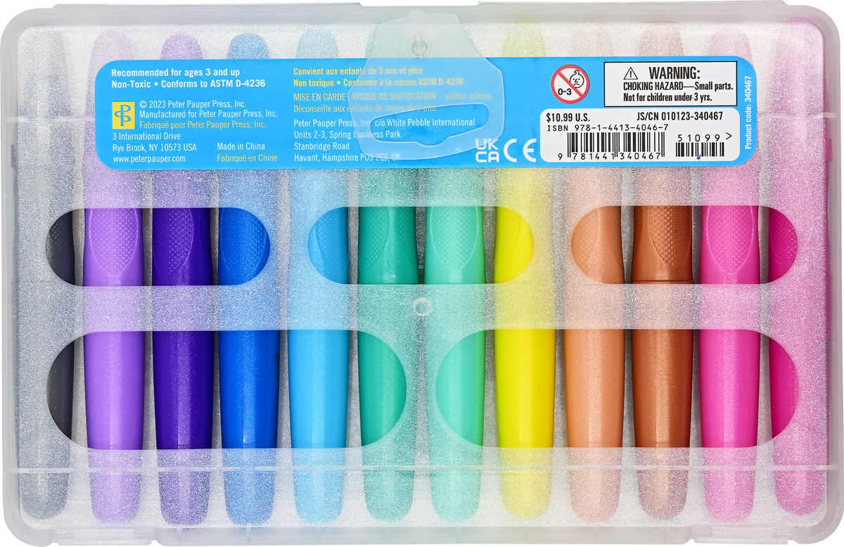Studio Series Junior Shimmer Gel Crayons (set of 12)