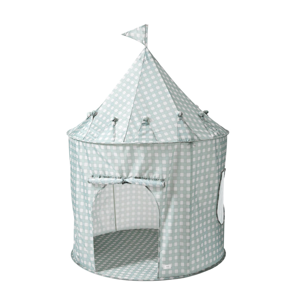 Kids Play Tent Castle with Recycled Fabric - Prints