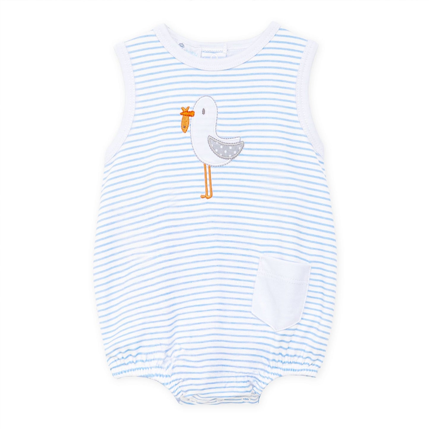 Seabird Shores Applique Sleeveless Bubble